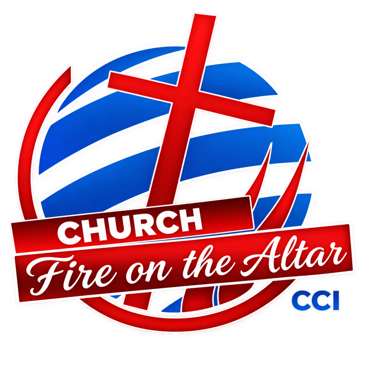 Church Fire on the Altar